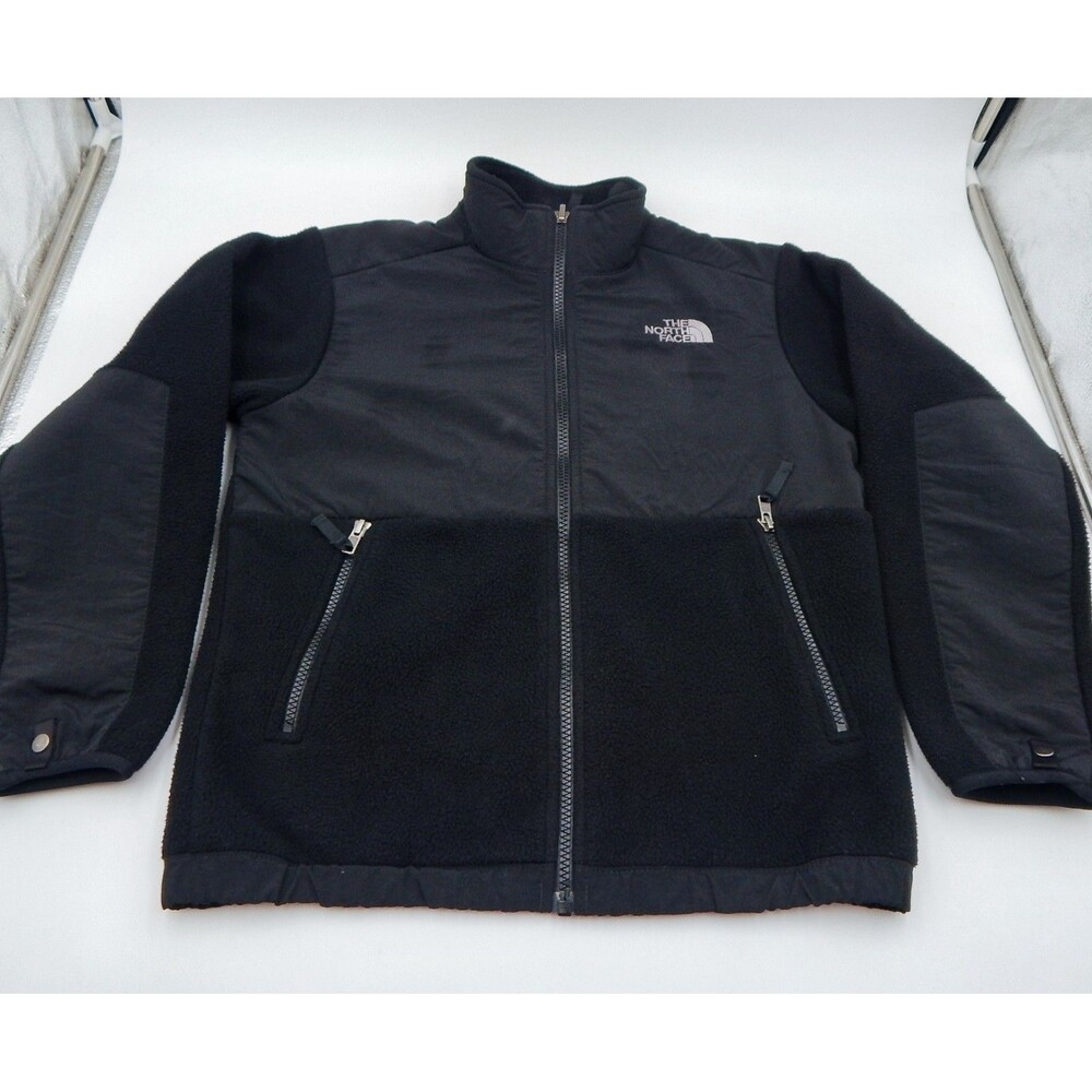 THE NORTH FACE Denali Polartec Fleece Youth M 10/12 Boys Full Zip Jacket Black